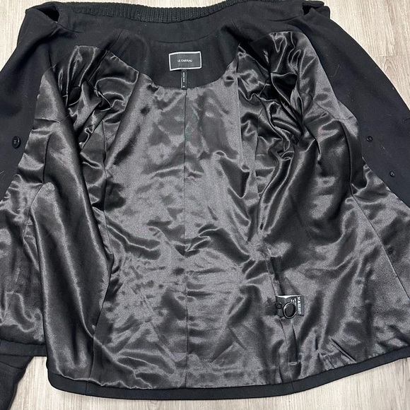 le chateau Black Double-Breasted Pea Coat - Picture 8 of 11